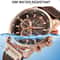 CURREN Men Military Quartz Watch With Leather Strap Chronograph Wristwatch 3