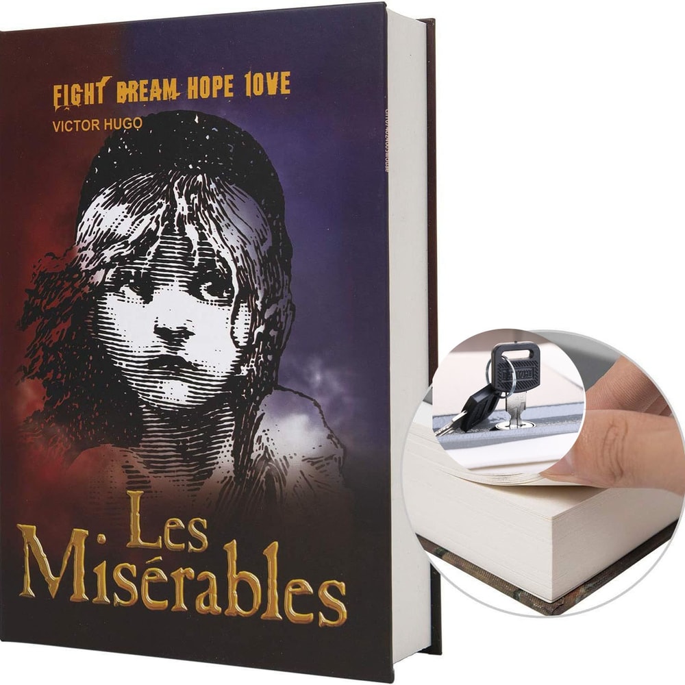 Genuine Paper Transfer Book Safe Box Secret Hidden Safe With Combination Lock For Protecting Valuab 11