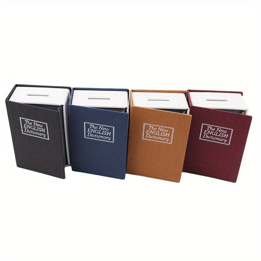 Mini Dictionary Book Money Box With Lock Hidden Secret Cash Coin Storage Safe Box For Kids And Adul 3