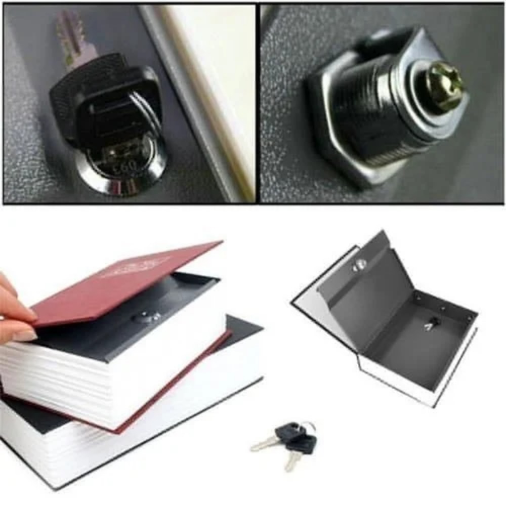 Mini Dictionary Book Money Box With Lock Hidden Secret Cash Coin Storage Safe Box For Kids And Adul 4