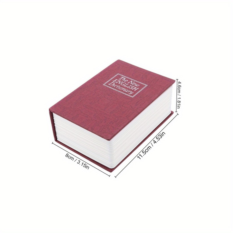 Mini Dictionary Book Money Box With Lock Hidden Secret Cash Coin Storage Safe Box For Kids And Adul 5