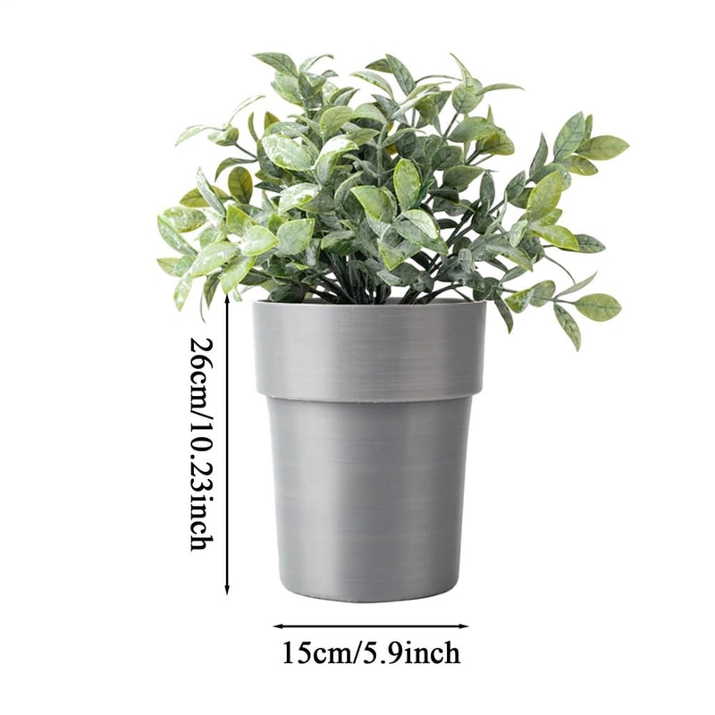 Flower Pot Safe Storage Box with Lock Mini Organizer for Keys, Money, and Valuables