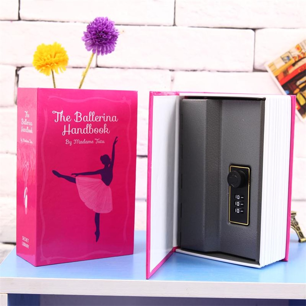 Size S Password Hidden Book Safe Diversion Safe With Combination Lock For Home Office Car Travel 1