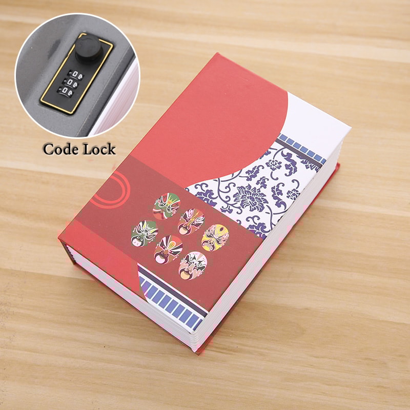 Size S Password Hidden Book Safe Diversion Safe With Combination Lock For Home Office Car Travel 6