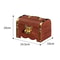 Vintage Treasure Chest With Lock Retro Wooden Storage Box For Home Decoration Savings 5