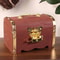 Vintage Treasure Chest With Lock Retro Wooden Storage Box For Home Decoration Savings 9
