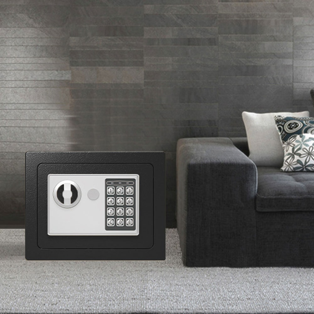 Fireproof Digital Keypad Lock Safe For Home Money Jewelry Storage AllSteel Small Security Box 3