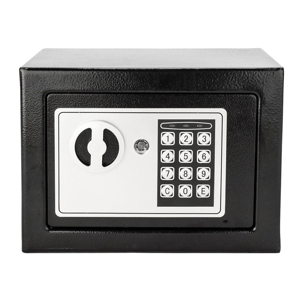 Fireproof Digital Keypad Lock Safe For Home Money Jewelry Storage AllSteel Small Security Box 6