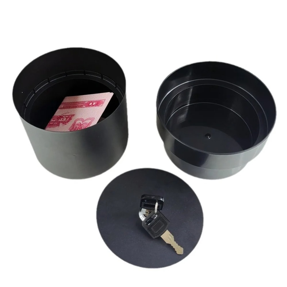 Creative Flowerpot Shaped Iron Money Safe With Password Lock Hidden Storage Box For Anti Theft Cash 2