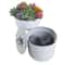 Creative Flowerpot Shaped Iron Money Safe With Password Lock Hidden Storage Box For Anti Theft Cash 4
