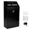 Secure Cash Box with Lock Wall Mount Metal Donation & Mailbox for Home, Office, and Outdoor Use