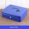 Desk Steel Safe Cash Box With Lock Coin Compartment Bill Clips For Cash Register Home Organizatio 8