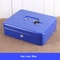 Desk Steel Safe Cash Box With Lock Coin Compartment Bill Clips For Cash Register Home Organizatio 8