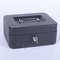 Mini Portable Cash Box with Lock and Tray Durable Steel Security Safe