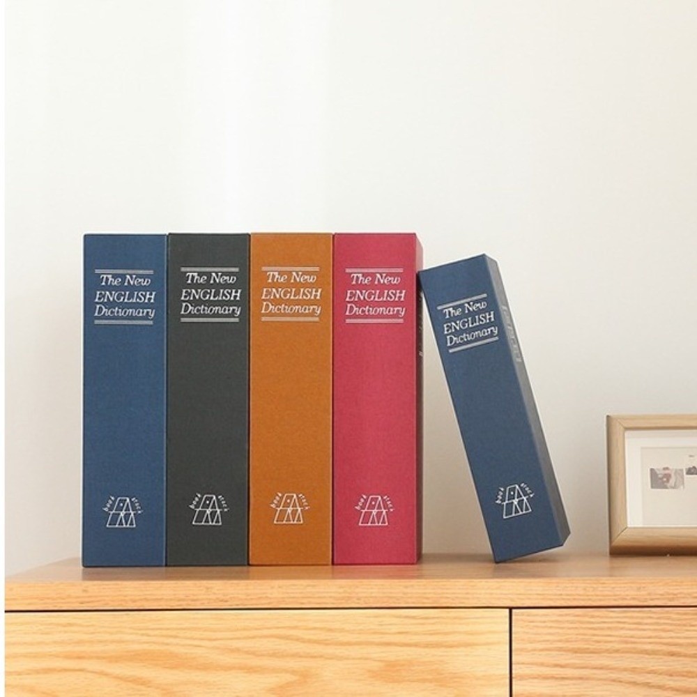 Metal Book Money Box Hollow Book Simulation Piggy Bank With Combination Lock For Secure Storage 2