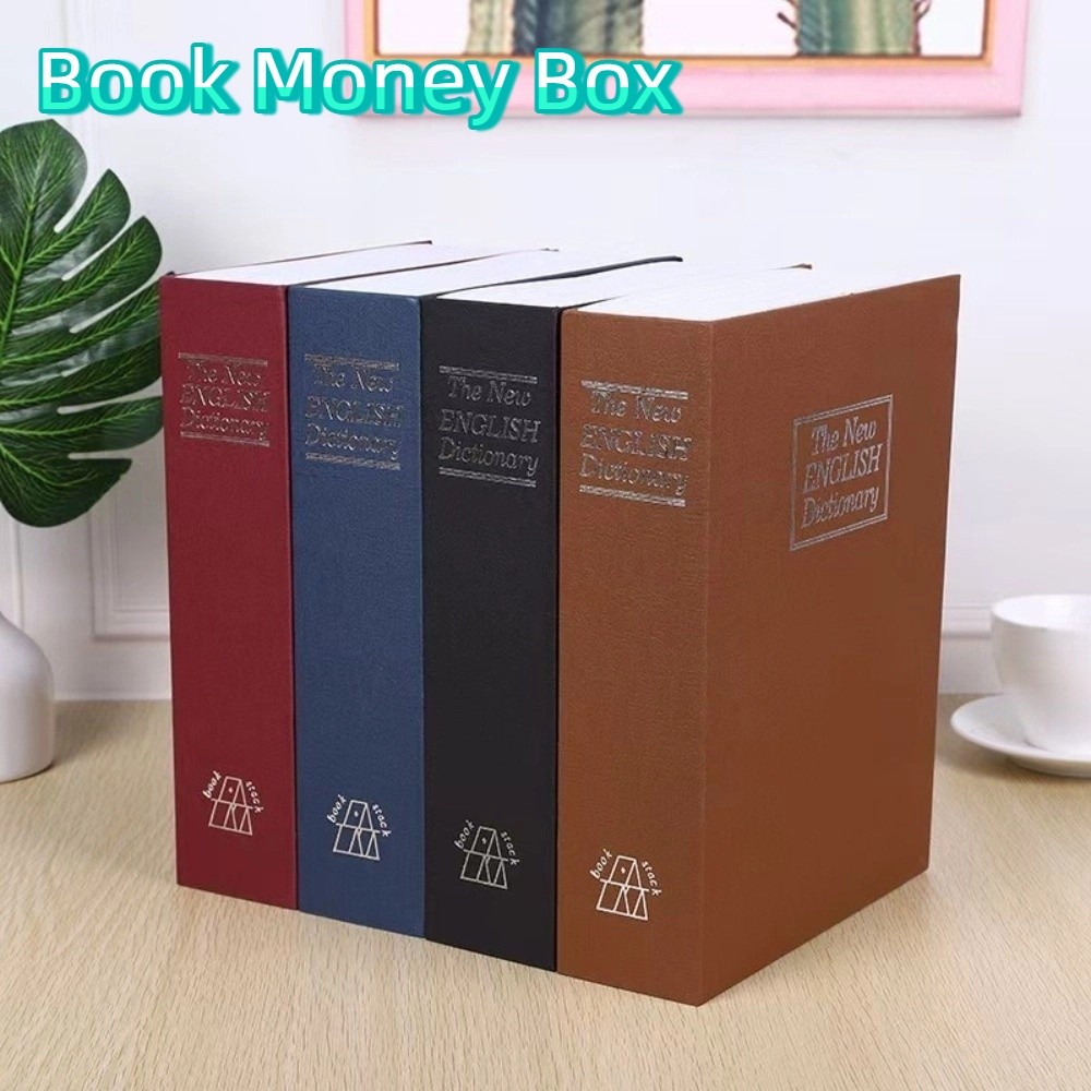 Secret Storage Book Safe With Combination Lock Hidden Money Box For Valuables Hollow Book Security 3