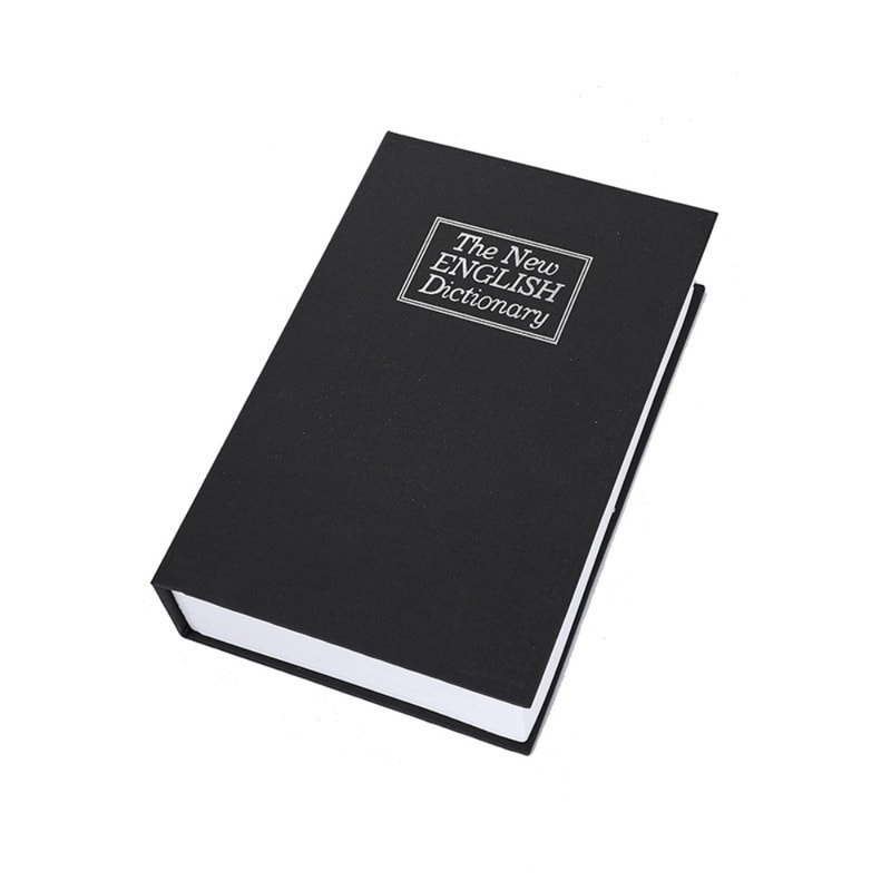 Secret Storage Book Safe With Combination Lock Hidden Money Box For Valuables Hollow Book Security 5