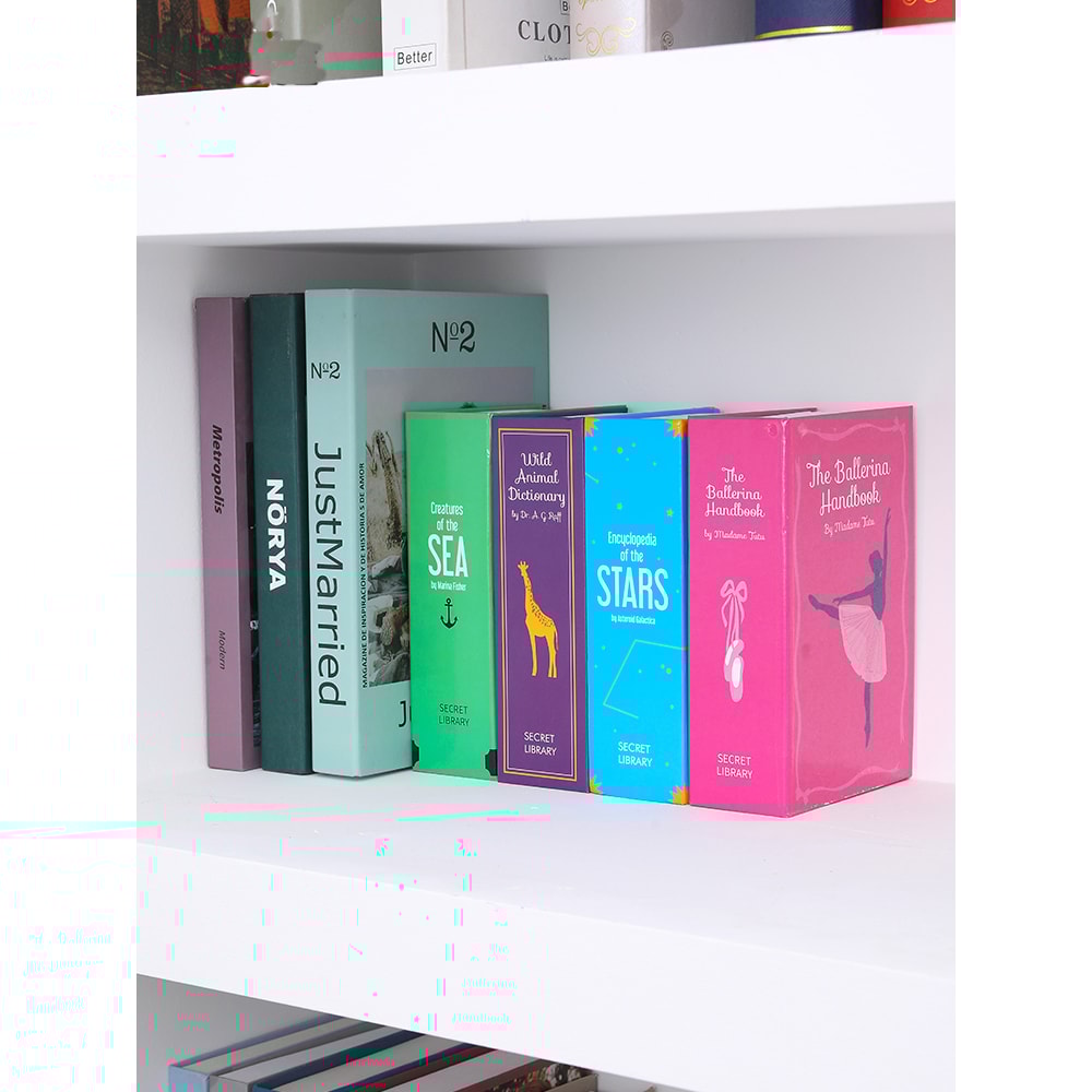 Kids Book Safe Hidden Box Secret Money Jewelry Watch Diversion Safe with Key Lock