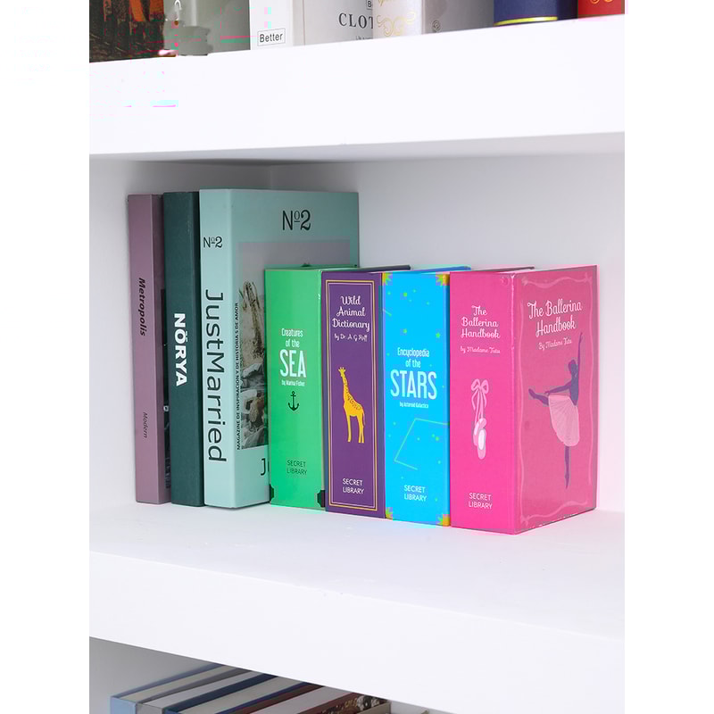 Kids Book Safe Hidden Box Secret Money Jewelry Watch Diversion Safe with Key Lock