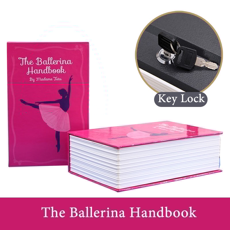 Kids Book Safe Hidden Box Secret Money Jewelry Watch Diversion Safe with Key Lock