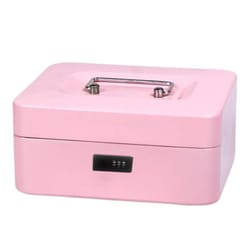 portable safe box secure money, jewelry & cards with a lock and security code for travel