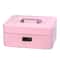Portable Safe Box Secure Money, Jewelry & Cards with a Lock and Security Code for Travel