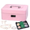 Portable Safe Box Secure Money, Jewelry & Cards with a Lock and Security Code for Travel