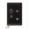 Mini Metal Safe Insurance Box Vertical Household Car Safe Desktop Piggy Bank With Key Lock 4