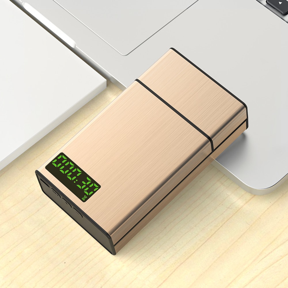 Smart Cigarette Lock Box for Smoking Cessation Timing Control Aluminum Alloy Box
