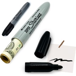 discreet marker safe, hidden storage container, secret stash pen for cash and pills