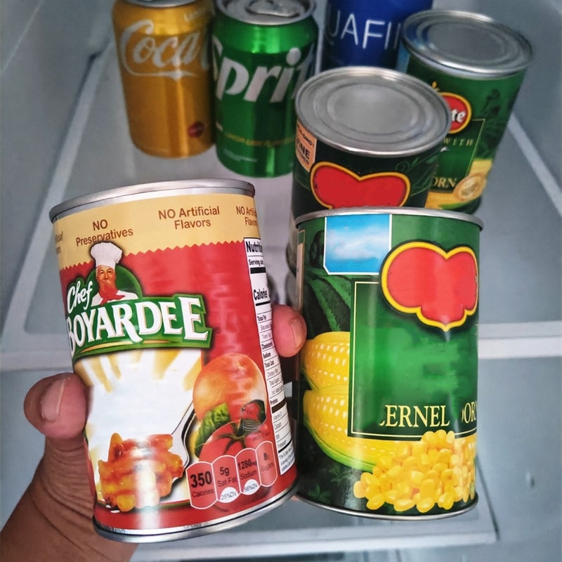 Hidden Storage Safe Box Waterproof Metal Secret Money Container for Travel Cash Jewelry