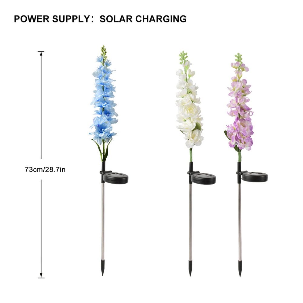 Solar Garden Lights Waterproof Solar Flower Lights for Outdoor Yard Patio Decor