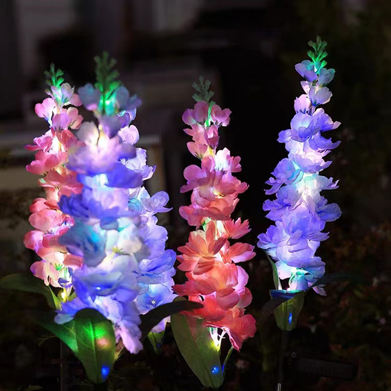 Solar Garden Lights Waterproof Solar Flower Lights for Outdoor Yard Patio Decor