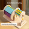 Montessori Wooden Spinning Drum Baby Toy for Early Development and Sensory Play