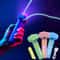 Glow In The Dark String Rope Launcher Portable Handheld Stress Relief Toy For Kids Party Gifts 0