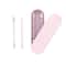 Reusable Silicone Ear Swabs with Case Double-Headed Ear Cleaning Buds for Makeup & Personal Care