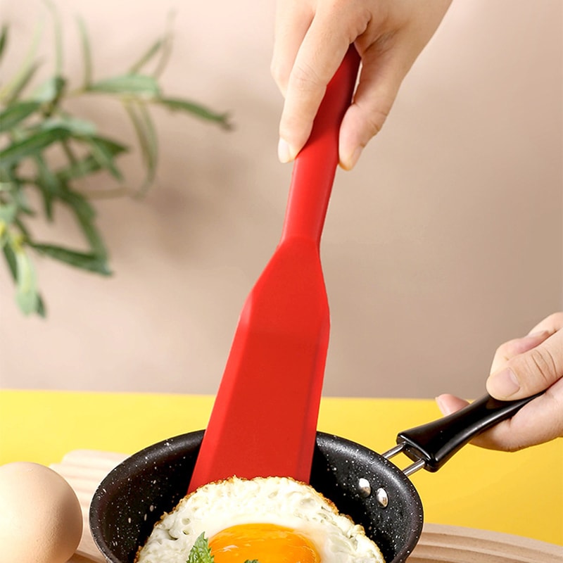 Color Non-Stick Silicone Frying Shovel Perfect for Pancakes, Eggs, and More