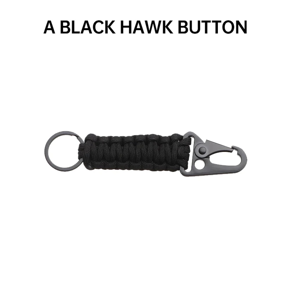 Tactical Paracord Survival Bracelet Wrist Strap Outdoor Gear Keychain Camping Accessory 6