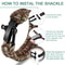 Adjustable Paracord Bracelet Shackle Buckle Metal U Shackle Clip For Survival Gear Accessories 3