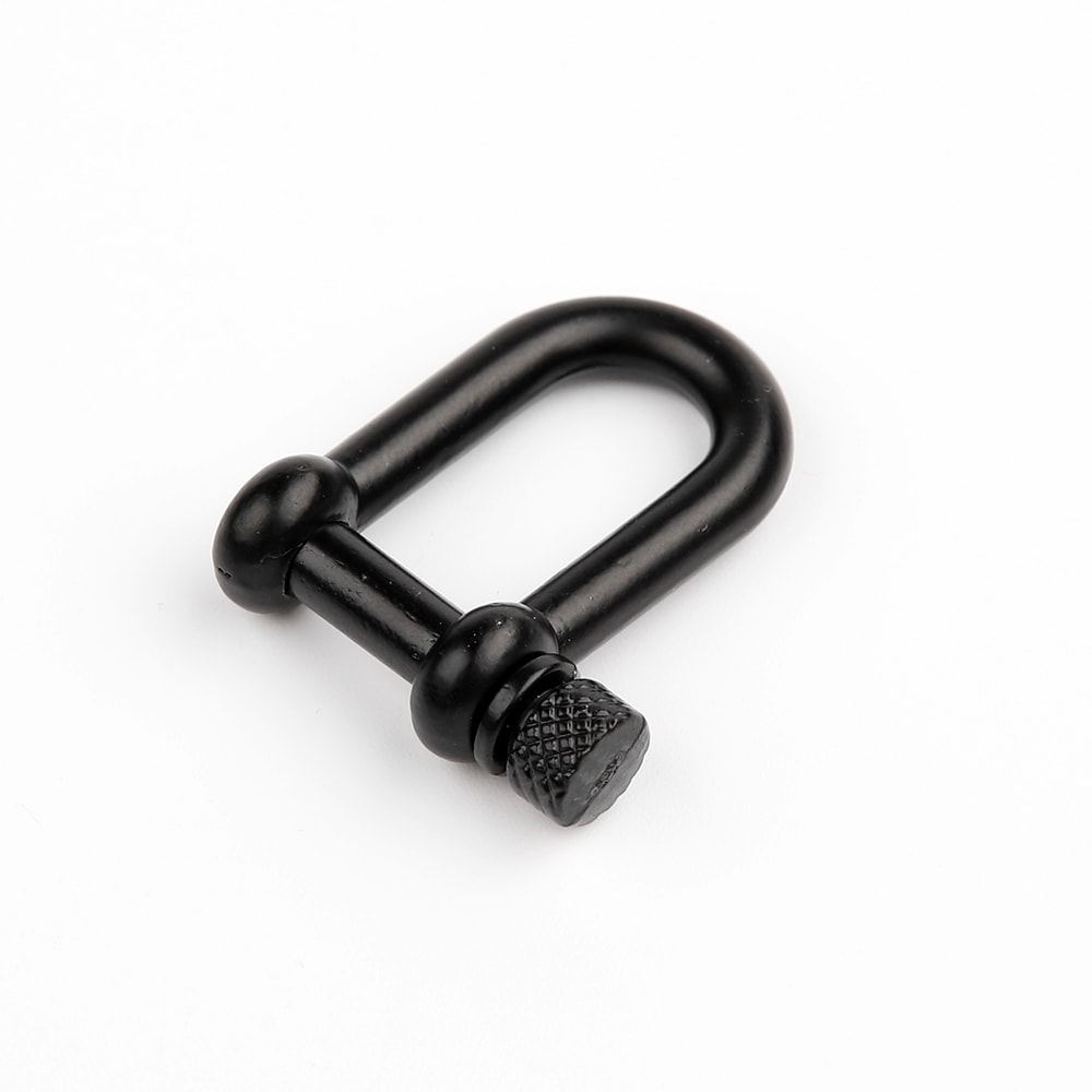Adjustable Paracord Bracelet Shackle Buckle Metal U Shackle Clip For Survival Gear Accessories 6