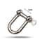 Adjustable Paracord Bracelet Shackle Buckle Metal U Shackle Clip For Survival Gear Accessories 5