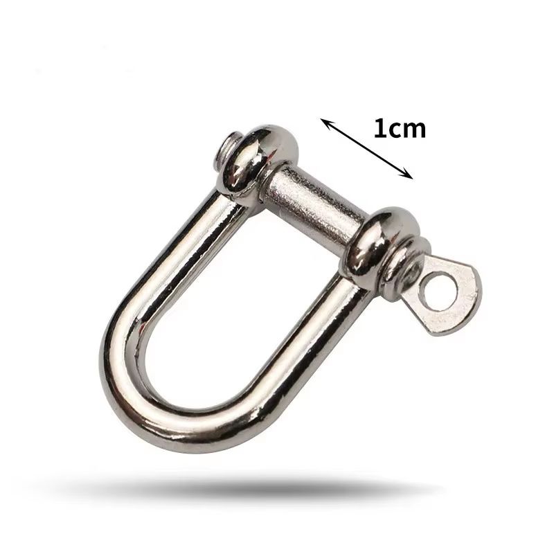 Adjustable Paracord Bracelet Shackle Buckle Metal U Shackle Clip For Survival Gear Accessories 5
