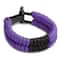 Adjustable Paracord Bracelet for Men & Women Fashionable Survival Wristband with Core Rope & Metal Buckle for Outdoor