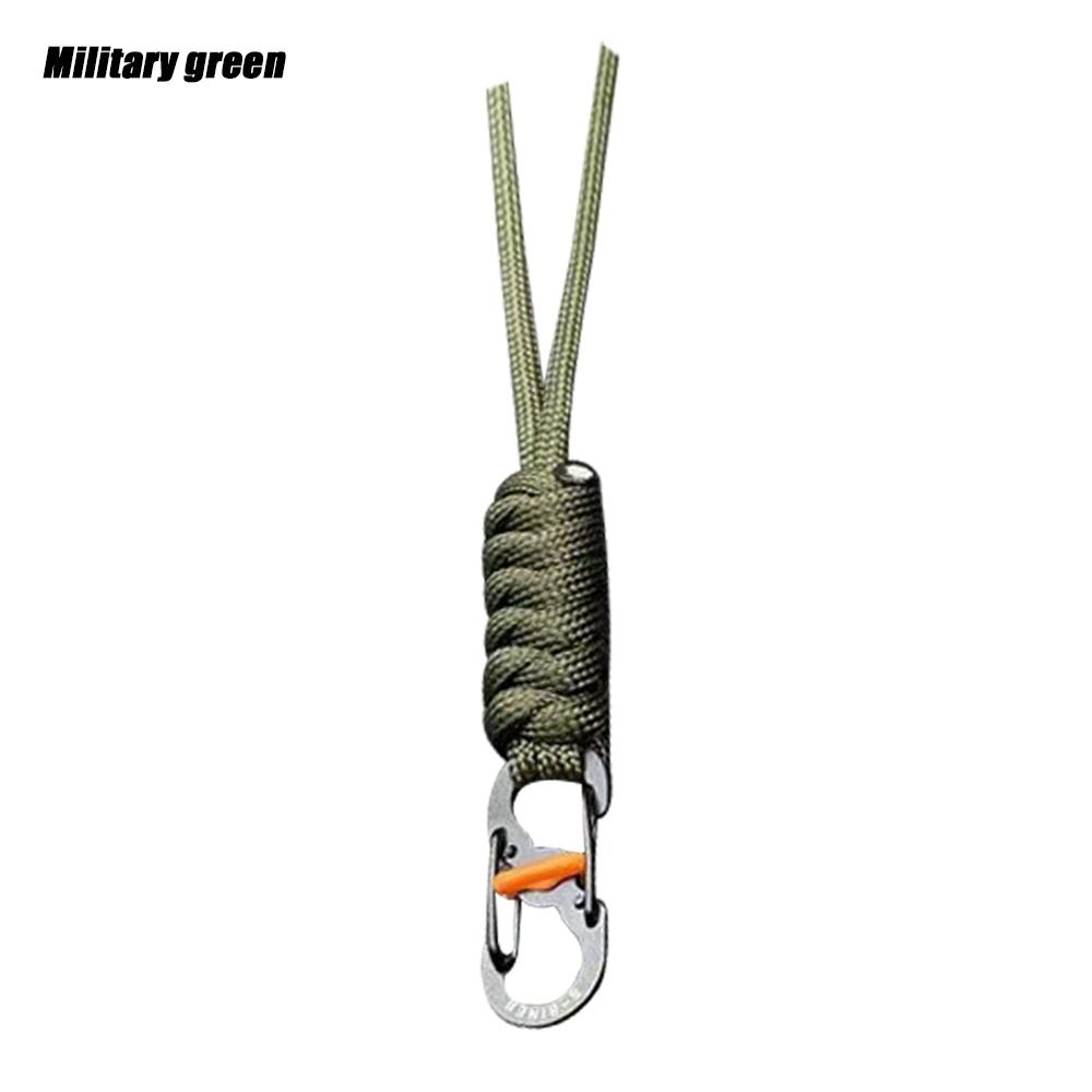 Handmade Snake Knot Paracord Keychain Durable Survival Rope Key Chain for Outdoor Adventures & Camping Gifts