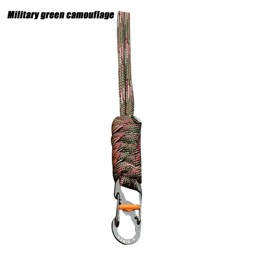Handmade Snake Knot Paracord Keychain Durable Survival Rope Key Chain for Outdoor Adventures & Camping Gifts