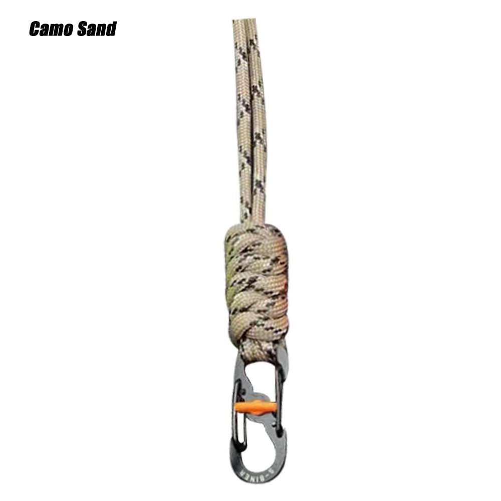 Handmade Snake Knot Paracord Keychain Durable Survival Rope Key Chain for Outdoor Adventures & Camping Gifts