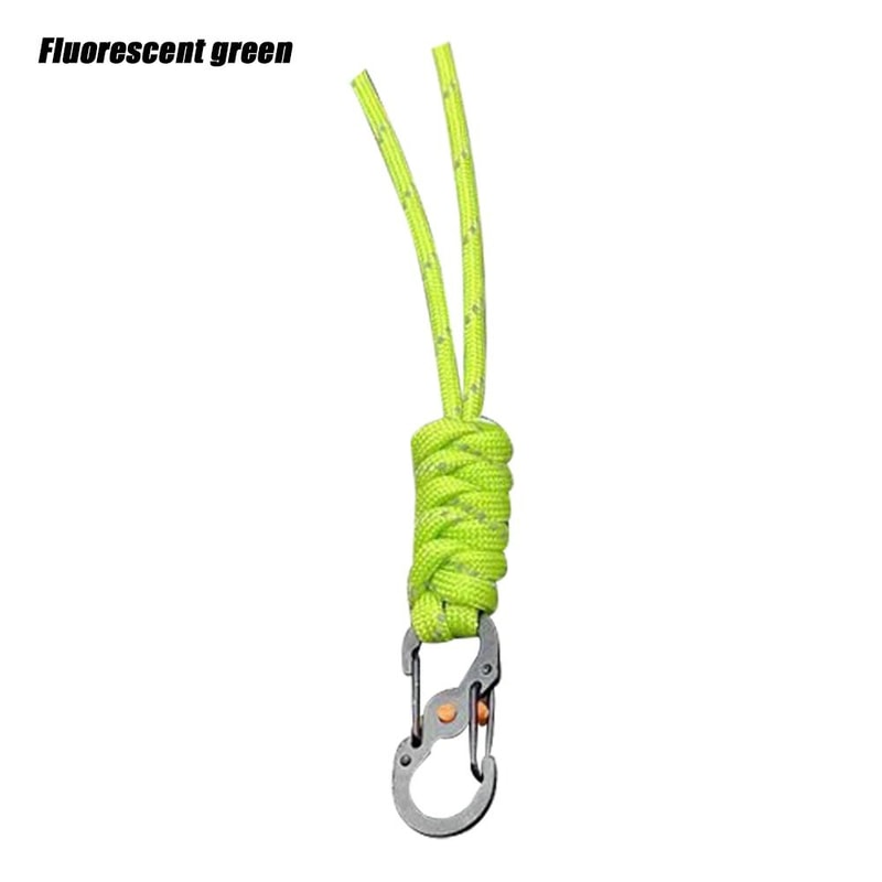 Handmade Snake Knot Paracord Keychain Durable Survival Rope Key Chain for Outdoor Adventures & Camping Gifts