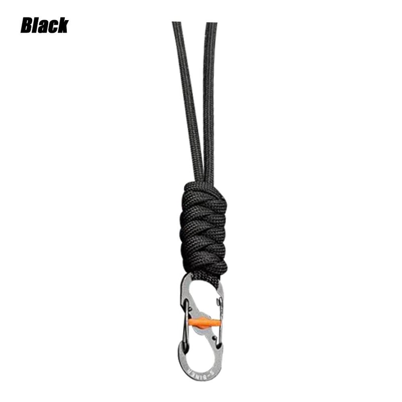 Handmade Snake Knot Paracord Keychain Durable Survival Rope Key Chain for Outdoor Adventures & Camping Gifts