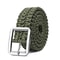 Tactical Paracord Waist Belt for Men & Women Survival Woven Belt Utility Waistband for Outdoor Camping, Hunting