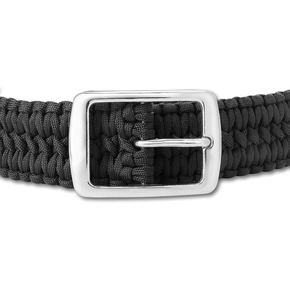 Tactical Paracord Waist Belt for Men & Women Survival Woven Belt Utility Waistband for Outdoor Camping, Hunting
